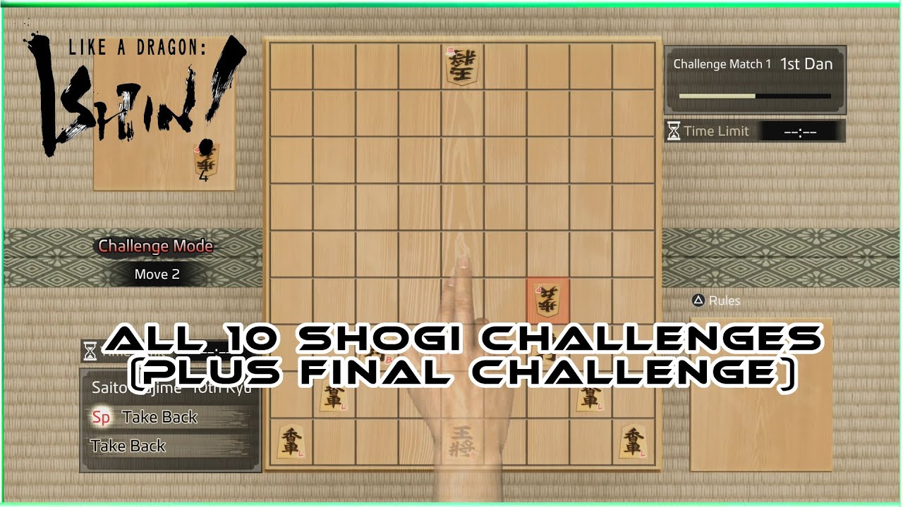 Like A Dragon: Ishin - All 10 Shogi Challenges (Plus Final Challenge)