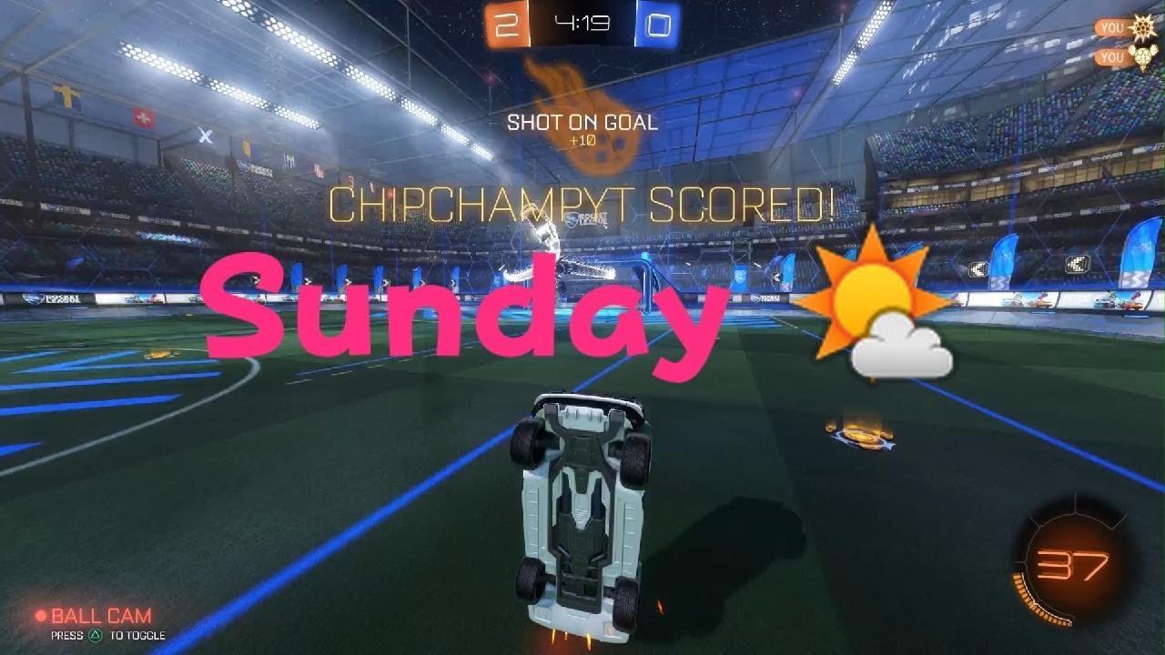 I wish you a great day ☀  - Rocket League Sunday Goal 🌞