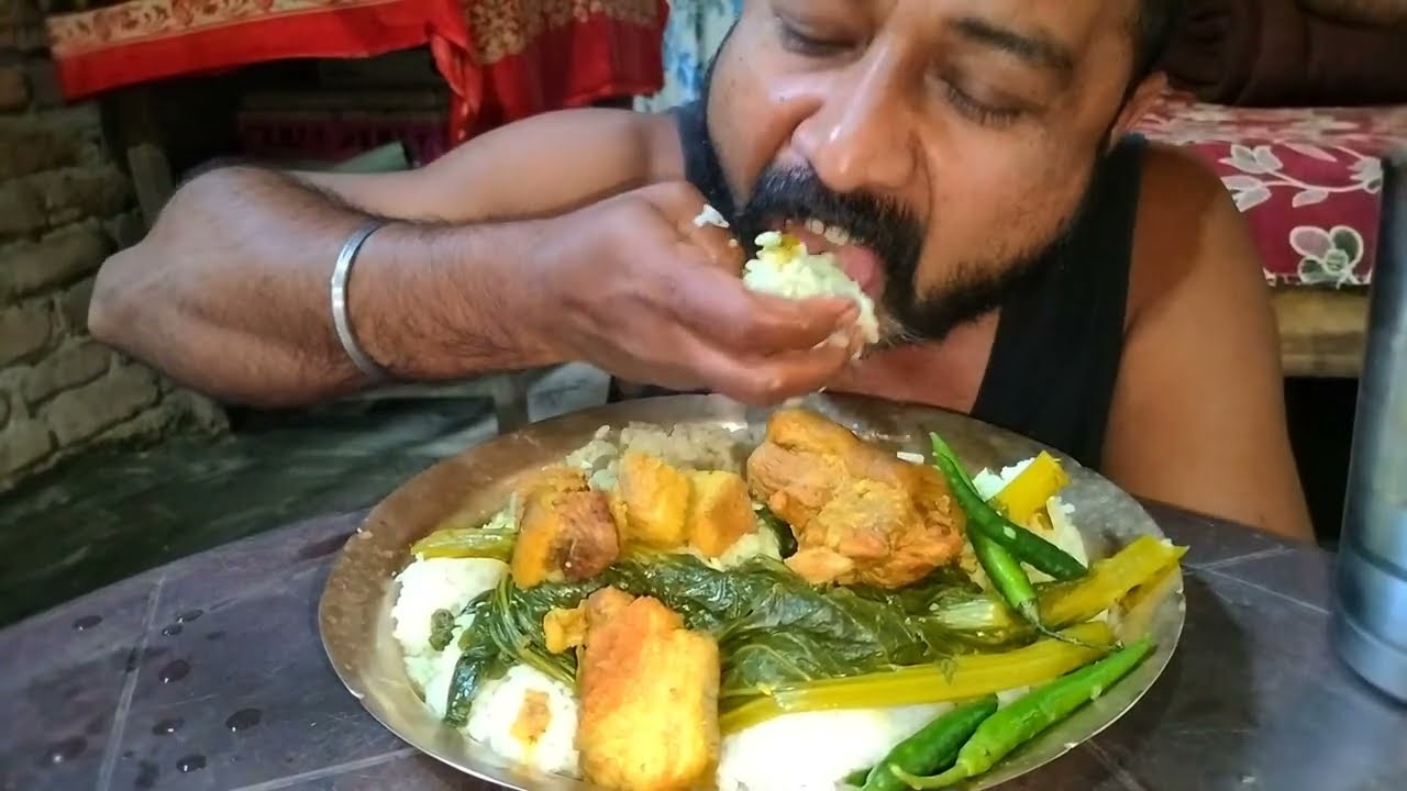 আকৌ আহিলো গাহৰি মাংস লাইপাত আঞ্জাৰে ভাতকাঁহী লৈ//#assam_food_vlog @AxomiaLahon 