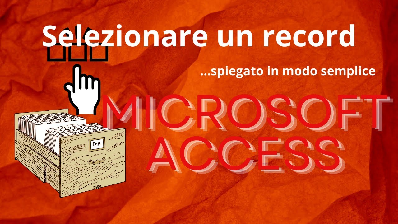 Selezionare un record da componente Elenco in Microsoft Access