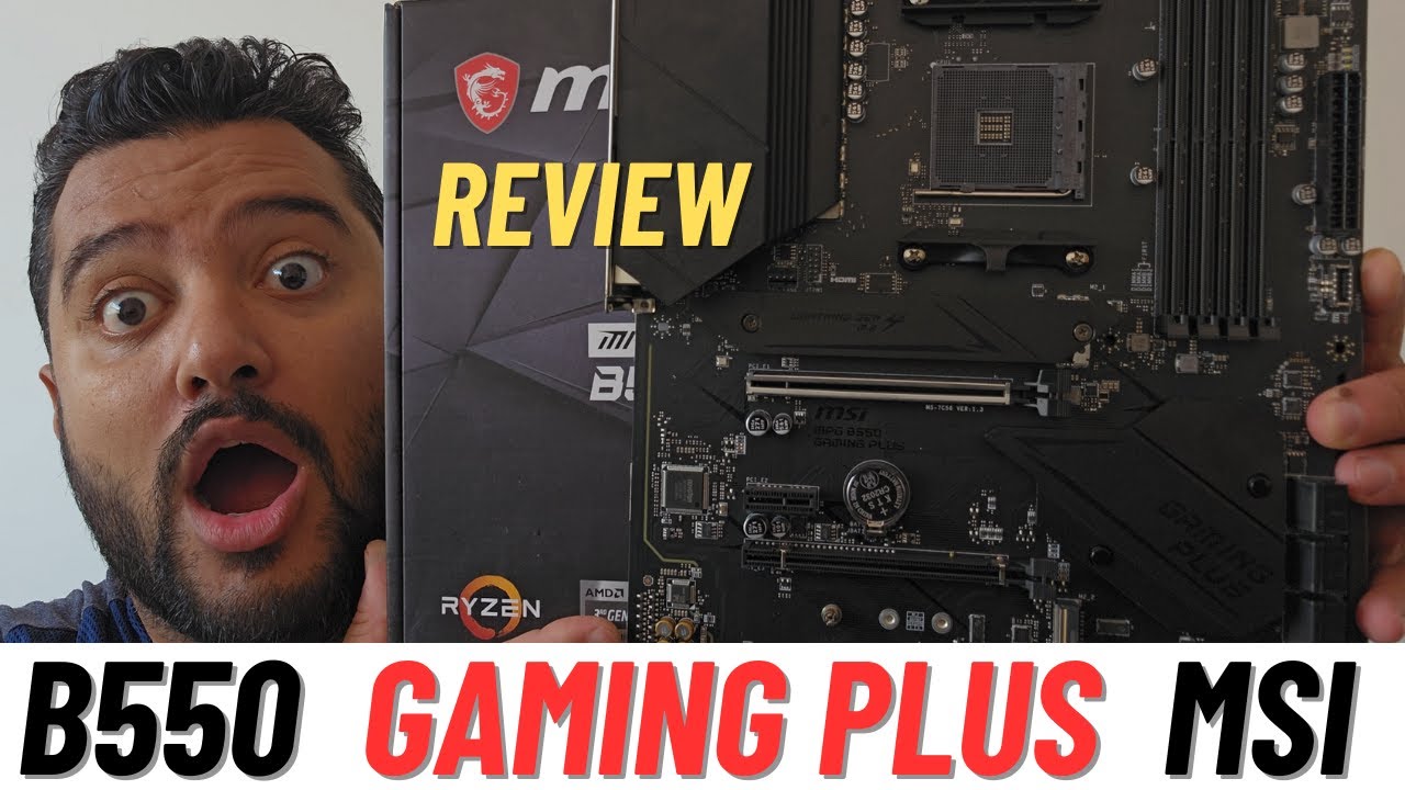 SURREAL ! B550 Gaming Plus MSI Review - Placa mais insana que j&aacute; testei - Simplesmente Overkill