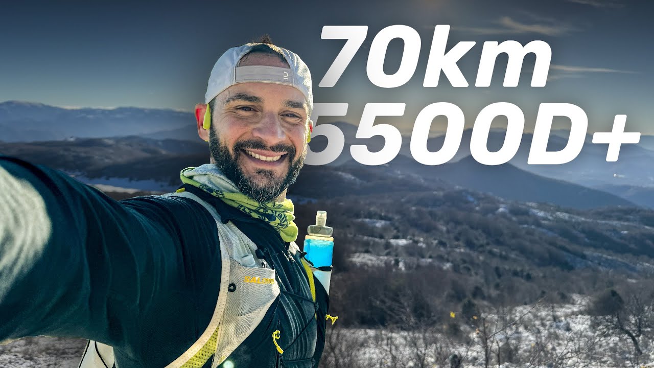 Correre dall'alba al tramonto per 12 ore