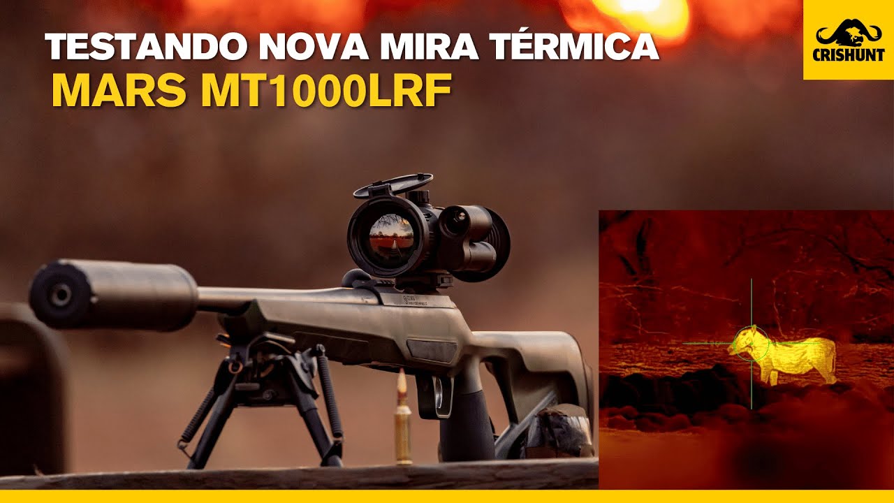 Testando nova mira térmica - Mars MT1000LRF