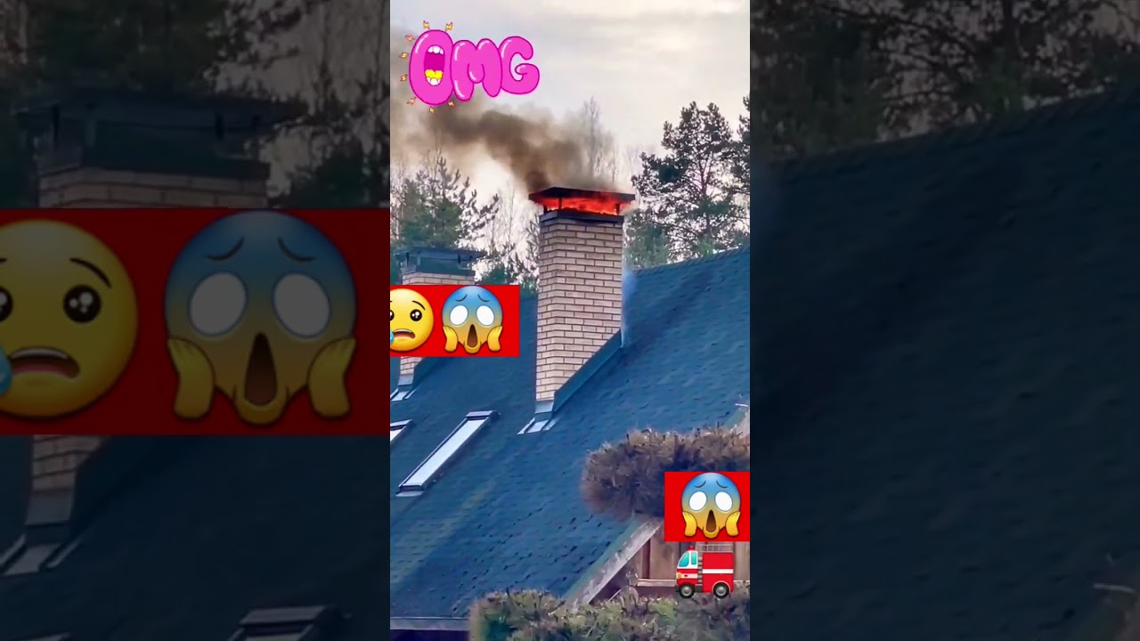 pali się komin ;(