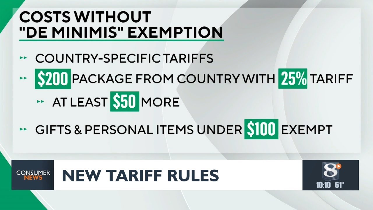 New tariff rules