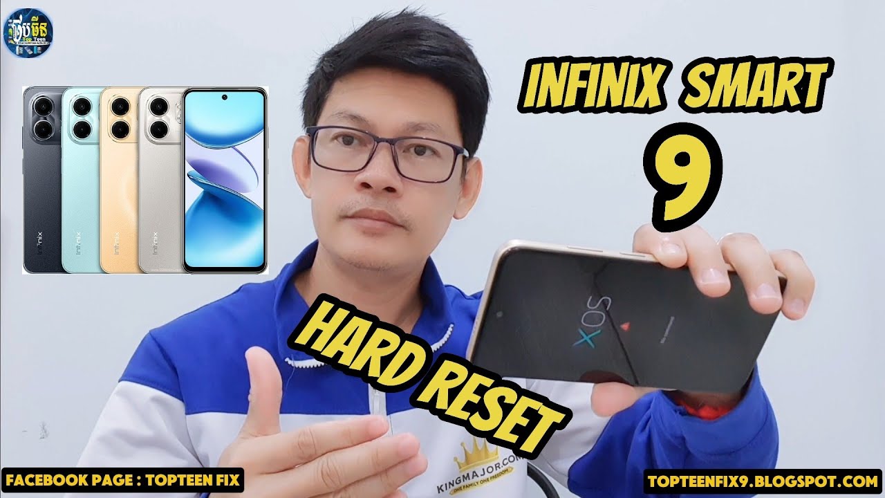 Аппаратный сброс Infinix Smart 9