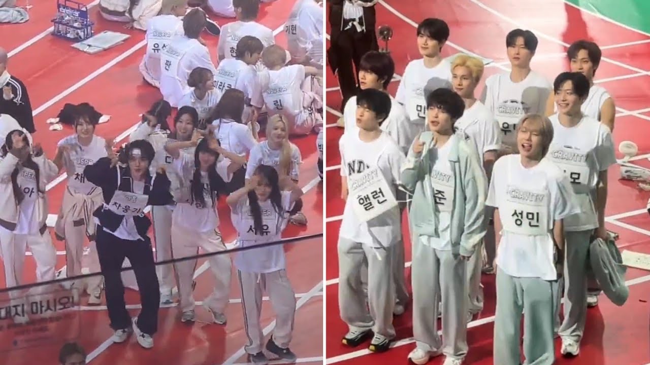 Idols Dance Challenges, Interactions and Relay At ISAC 2025 Today