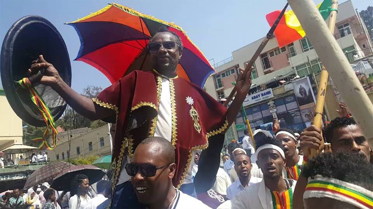 The youth in Gondar welcomed Temesgen Desalegn with a unique ceremony