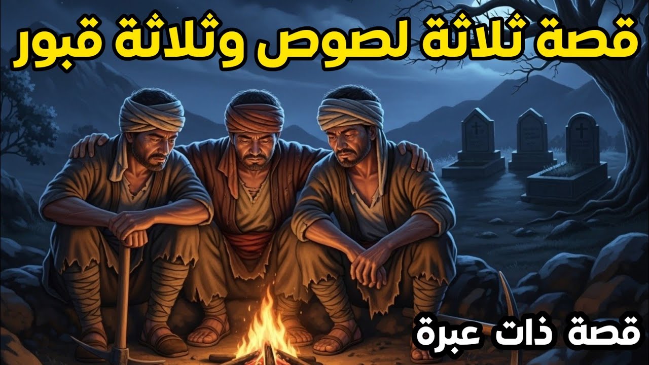 قصة ثلاثة لصوص وثلاثة قبور | حكاية حقيقية قديمة | قصة الإخوة الثلاثة #9