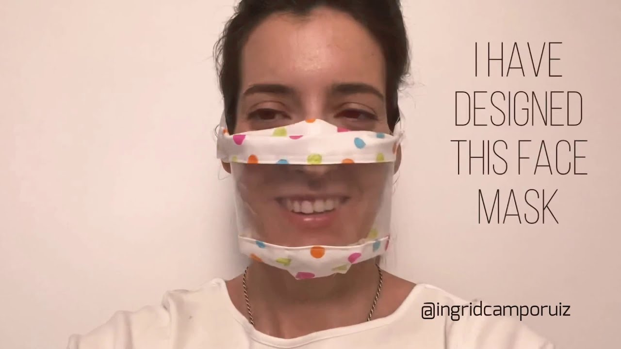 How to make a transparent face mask