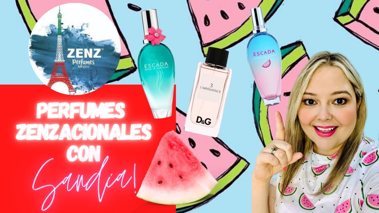 Perfumes Zenzacionales con Sandía! 🍉🥰♥️🍬🍉🌈🤍🍉