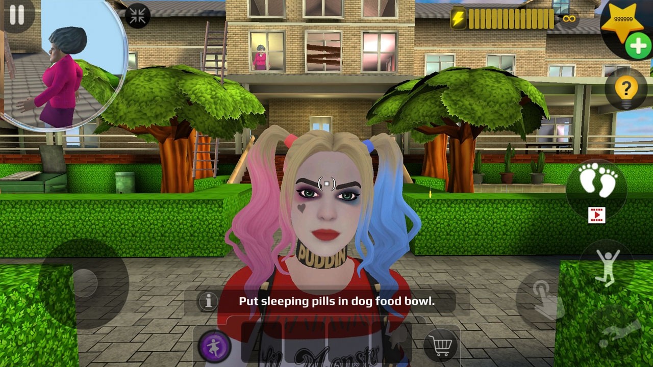 Scary Teacher 3D -miss t harley quinn enter in new update new levels