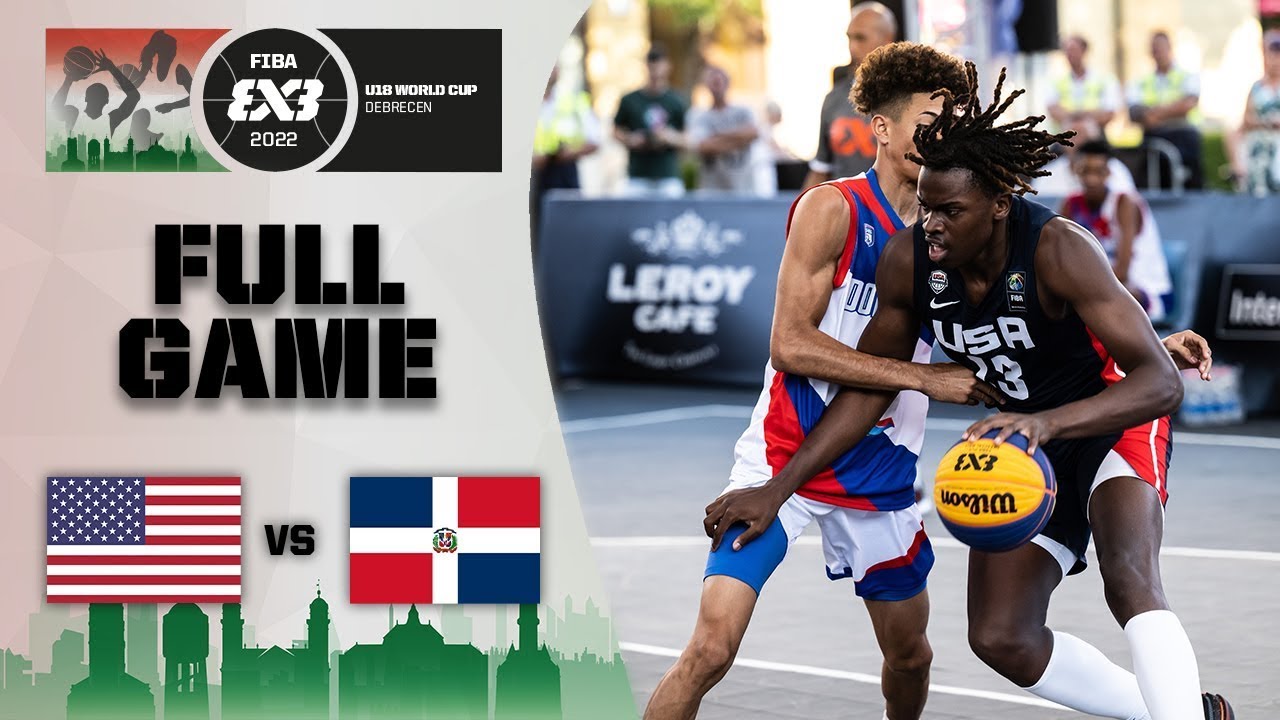 USA v Dominican Republic | Men | Full Game | FIBA 3x3 U18 World Cup 2022 | 3x3 Basketball