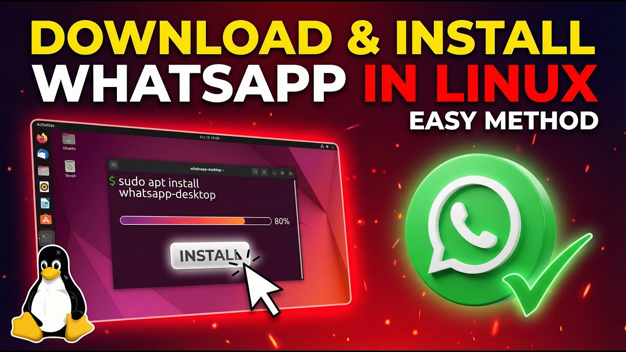 Руководство по установке WhatsApp Desktop для Linux