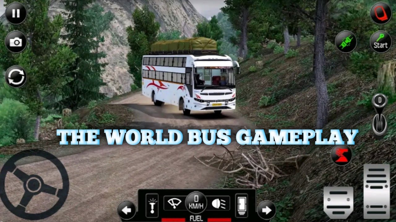 The world bus gameplay | the bus steering wheel gameplay | the bus 2021 no commentary gameplay