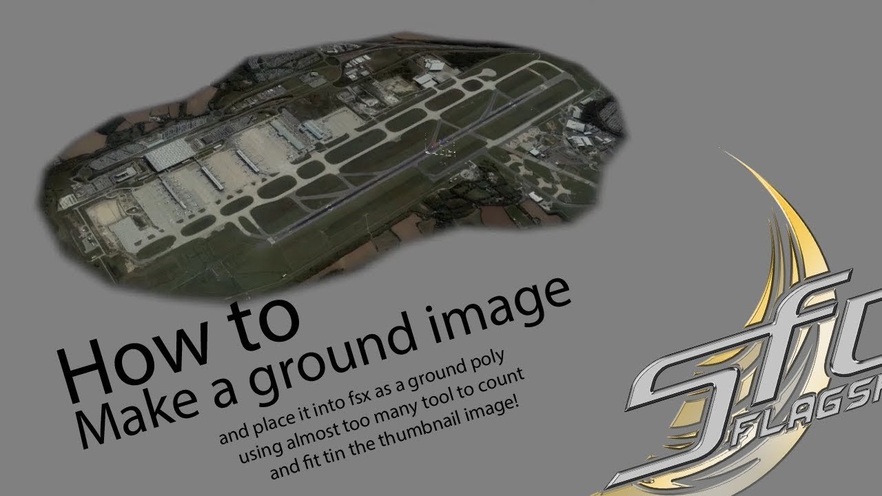 Scenery Tutorial - Base image ground poly