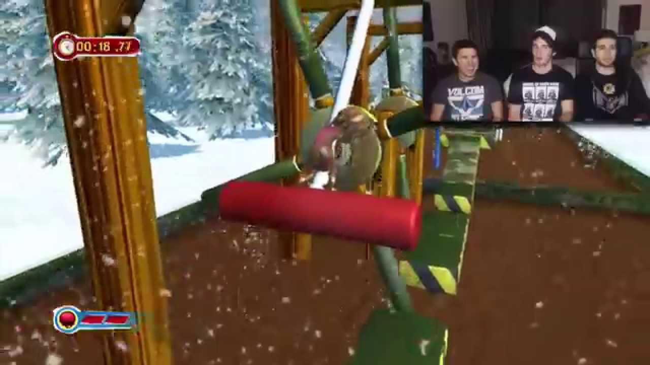 COMIENZA LA COMPETICION!! Wipeout con Willyrex y Vegetta - [LuzuGames]