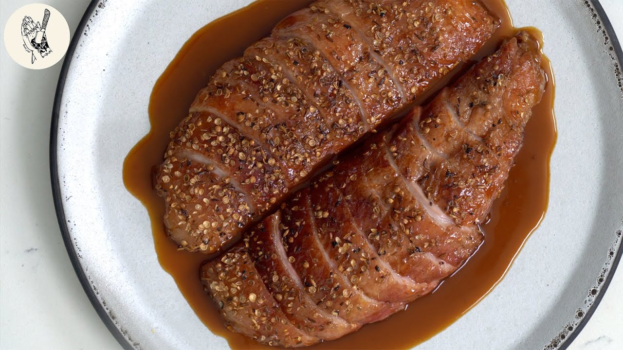 How to use a whole duck. Dry aged duck breast, duck confit, duck stock, duck sauce.