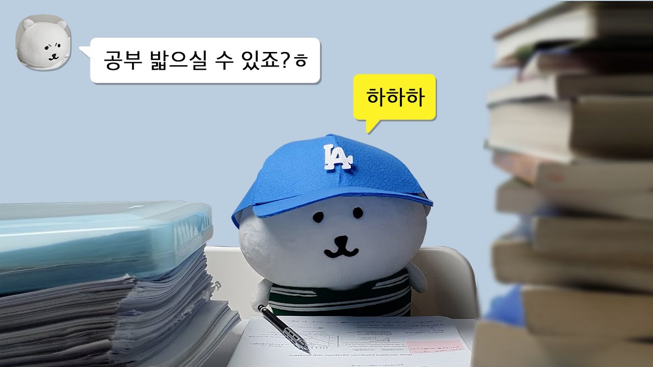 공부? 맞다이로 들어와 : [담곰진스의 뽀모도로 공부 ASMR]