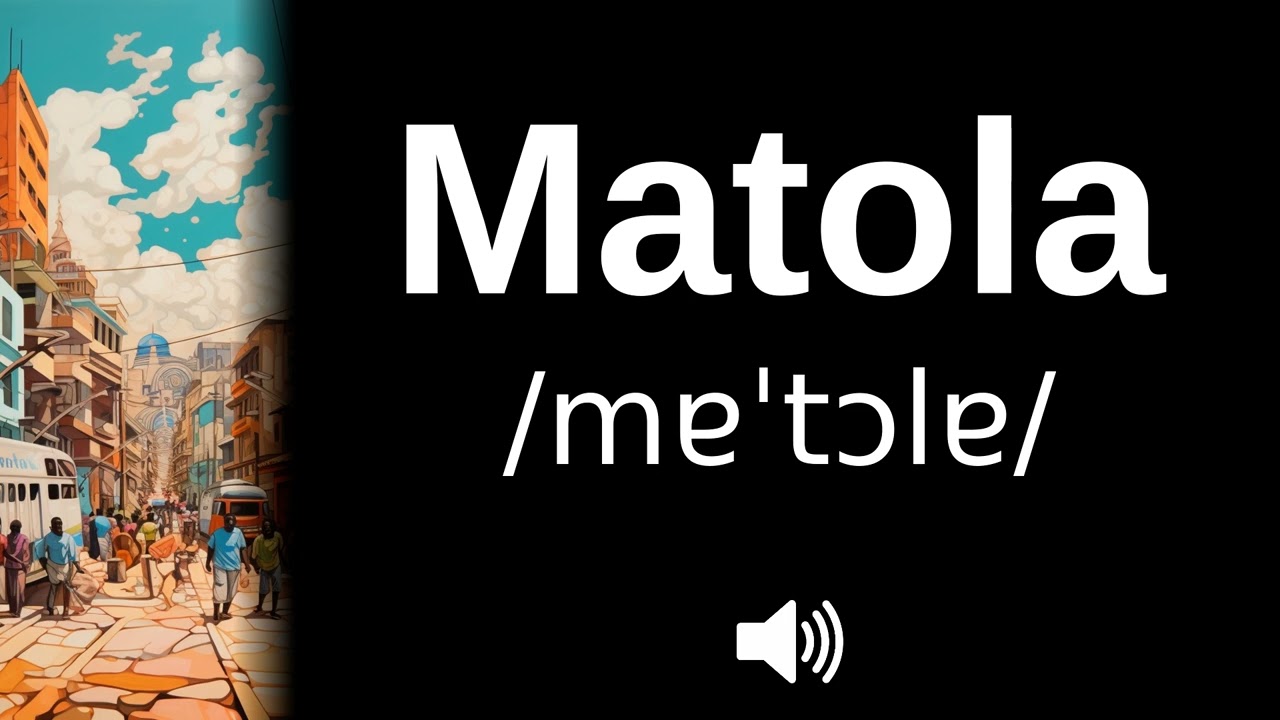 🇲🇿 How to pronounce Matola (CORRECTLY!)