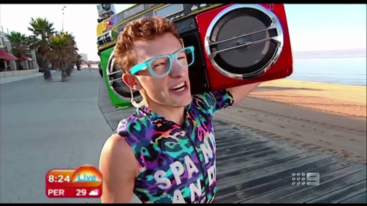 Spandy Andy Thrusts onto Australia's Today Show