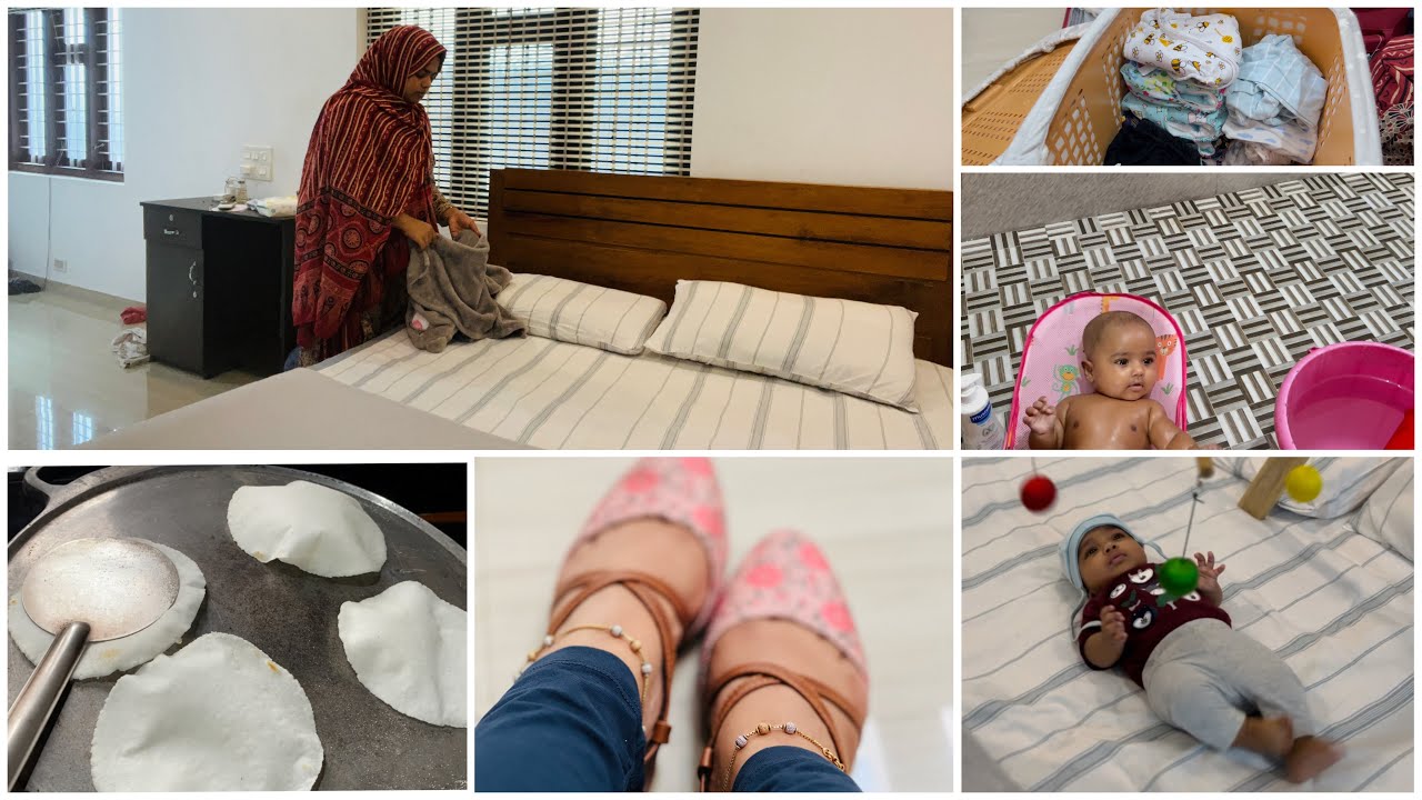 🤱🏼😘അനീസ്കന്റെ വീട്ടിലെ എന്റെ ഒരു ദിവസം😍🥰Full Day In My Life with Baby💯