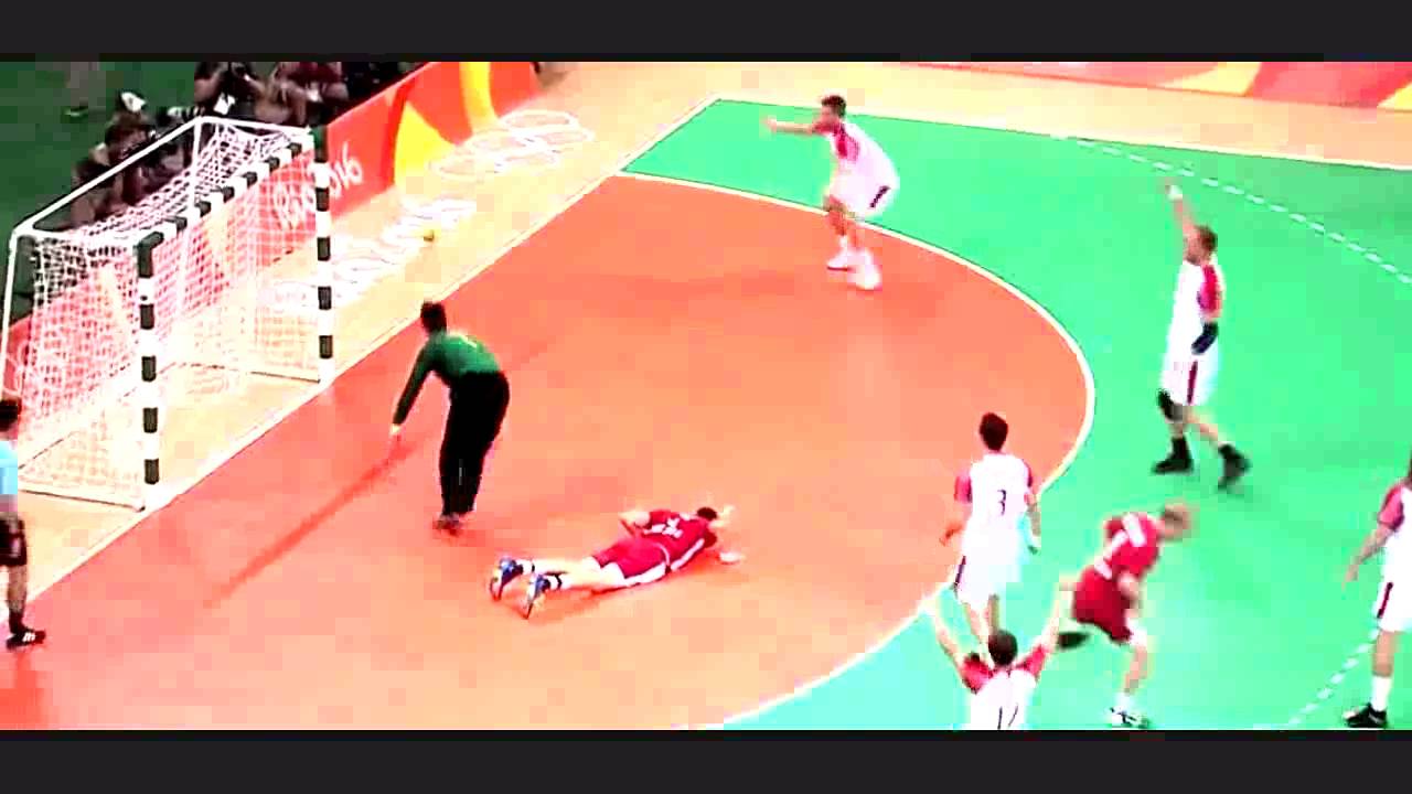 Poland vs Denmark 28 29 Handball Olympics 2016 Semi Final End of match  HD 1