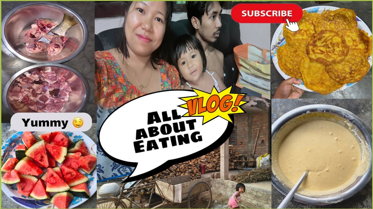 Today's Vlog is All About Eating || Pressure Kom ni Poon bahan macha lai o || @AJCiyona 