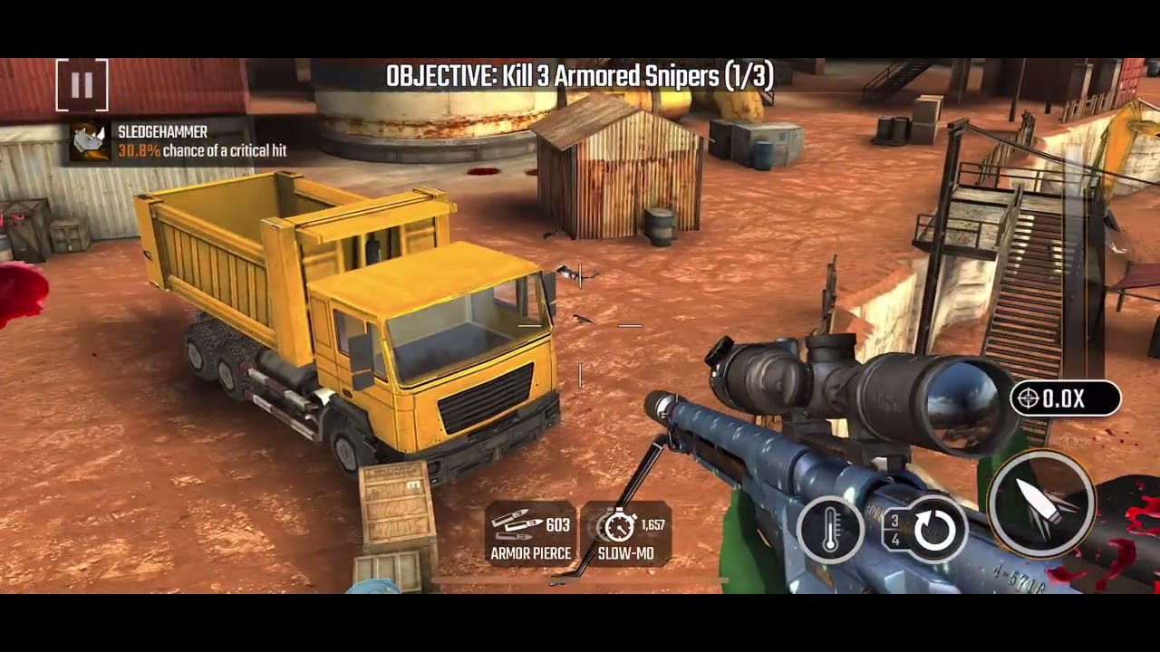 Battle Front, Sniper Strike Special Ops mission #13- Diamond Mine (rifle/zone 20)