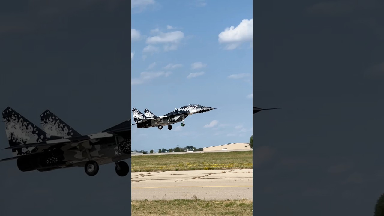 NASA Administrator Jared Isaacman Performs in MiG-29 at #OSH26