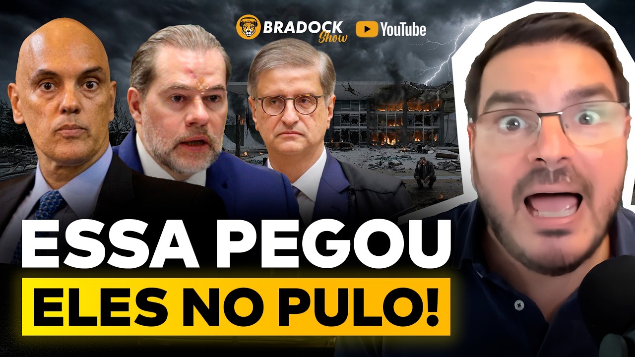 Essa pegou Toffoli e Moraes no pulo e agora o PGR está na corda bamba