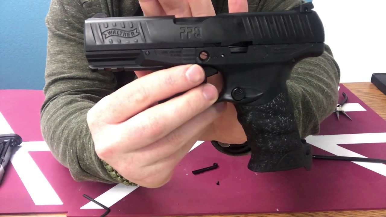 Walther PPQ Paintball Pistol Disassembly and Service