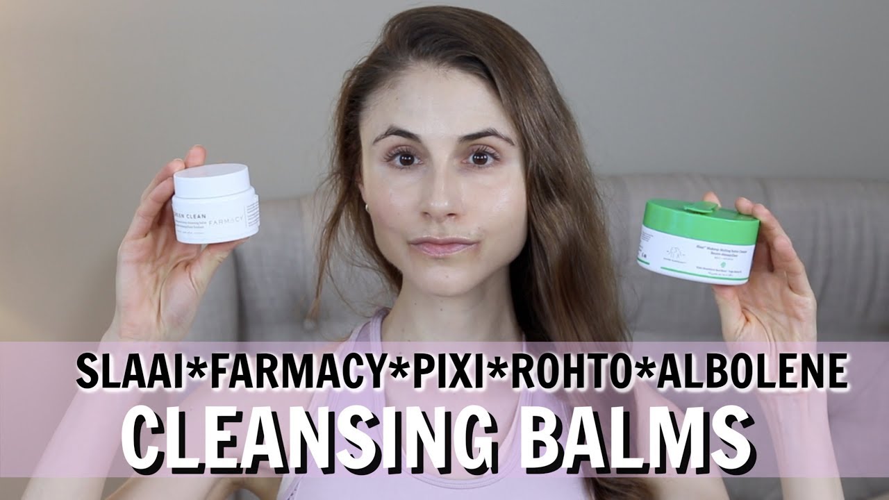 CLEANSING BALMS: SLAAI, FARMACY, PIXI, ROHTO, ALBOLENE