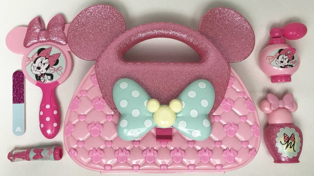 Disney Minnie Mouse Beauty Set Satisfying with Unboxing Compilation Toys ASMR 