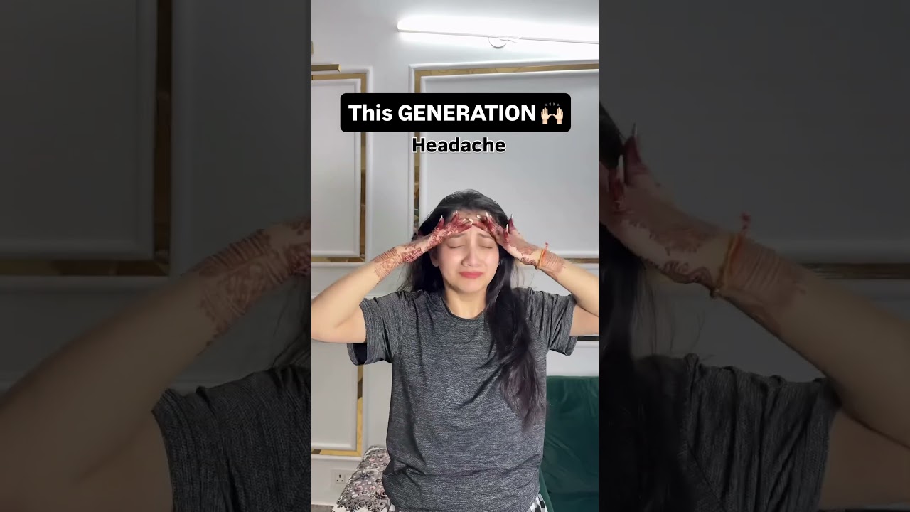 This Generation😹#explorepage #trendingshorts #viralvideo #headache #neckpain #genz #relatable #viral