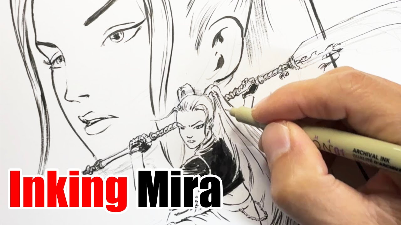 How I Ink Mira From K-Pop Demon Hunters | Full Process