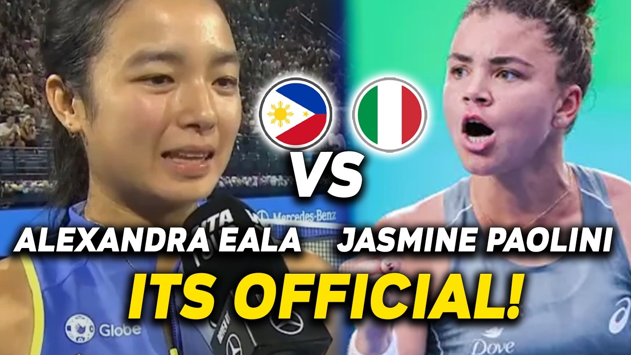 ITS OFFICIAL! ALEXANDRA EALA VS WORLD NO 4 JASMINE PAOLINI SA ROUND OF 32 | DUBAI DUTY FREE OPEN