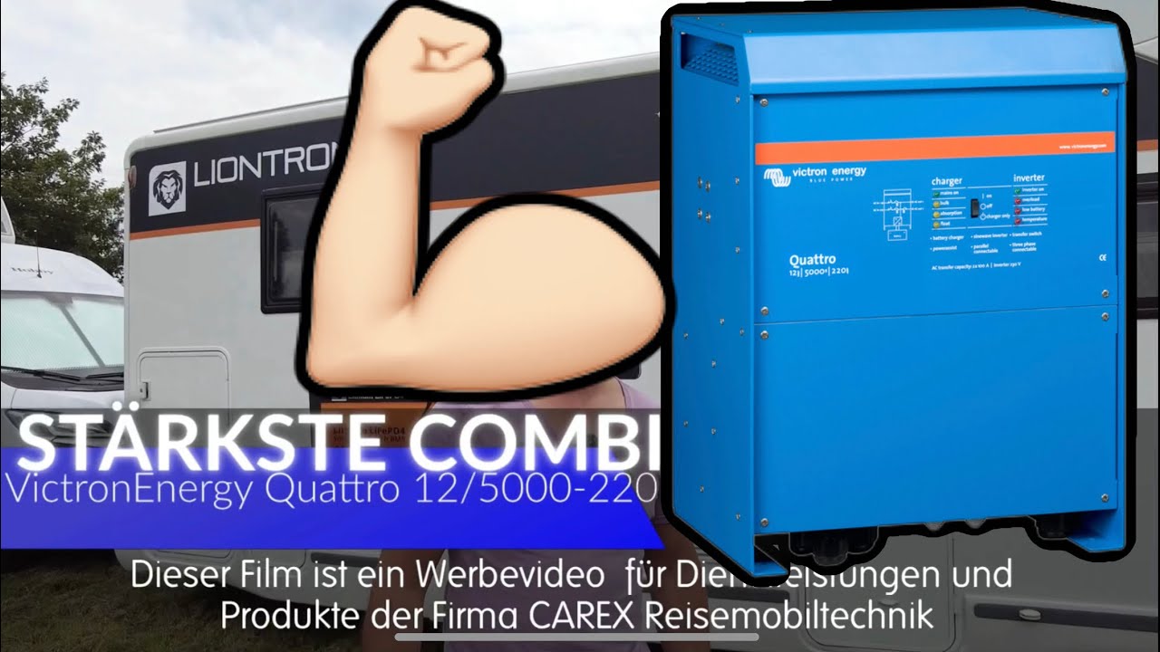 Die Stärkste Combi! Victron Energy Quattro 12V/5000VA/220A