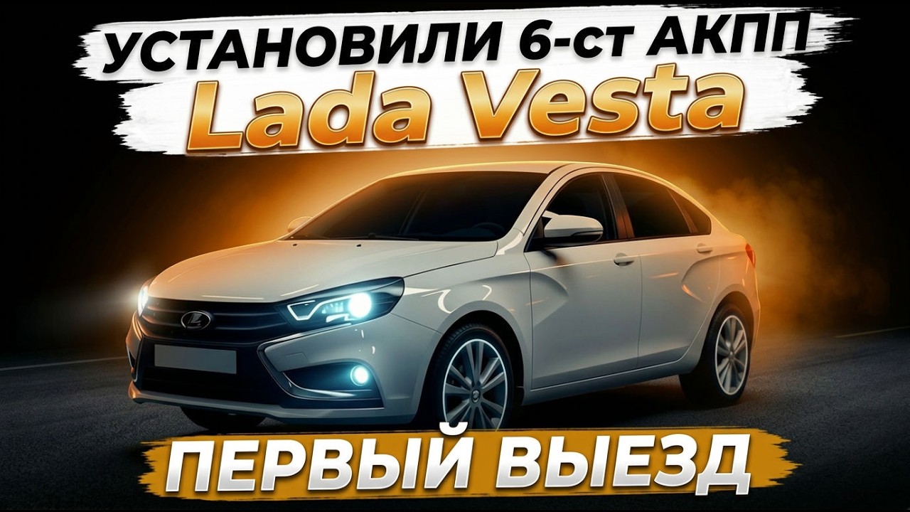 ПЕРВАЯ Lada Vesta на 6-ступенчатой АКПП AISIN-TF70 | ТЕСТ-ДРАЙВ