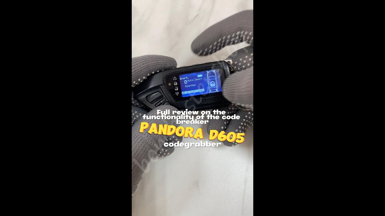 Pandora D605 Code Grabber Demonstration: Overview of menu functionality and features