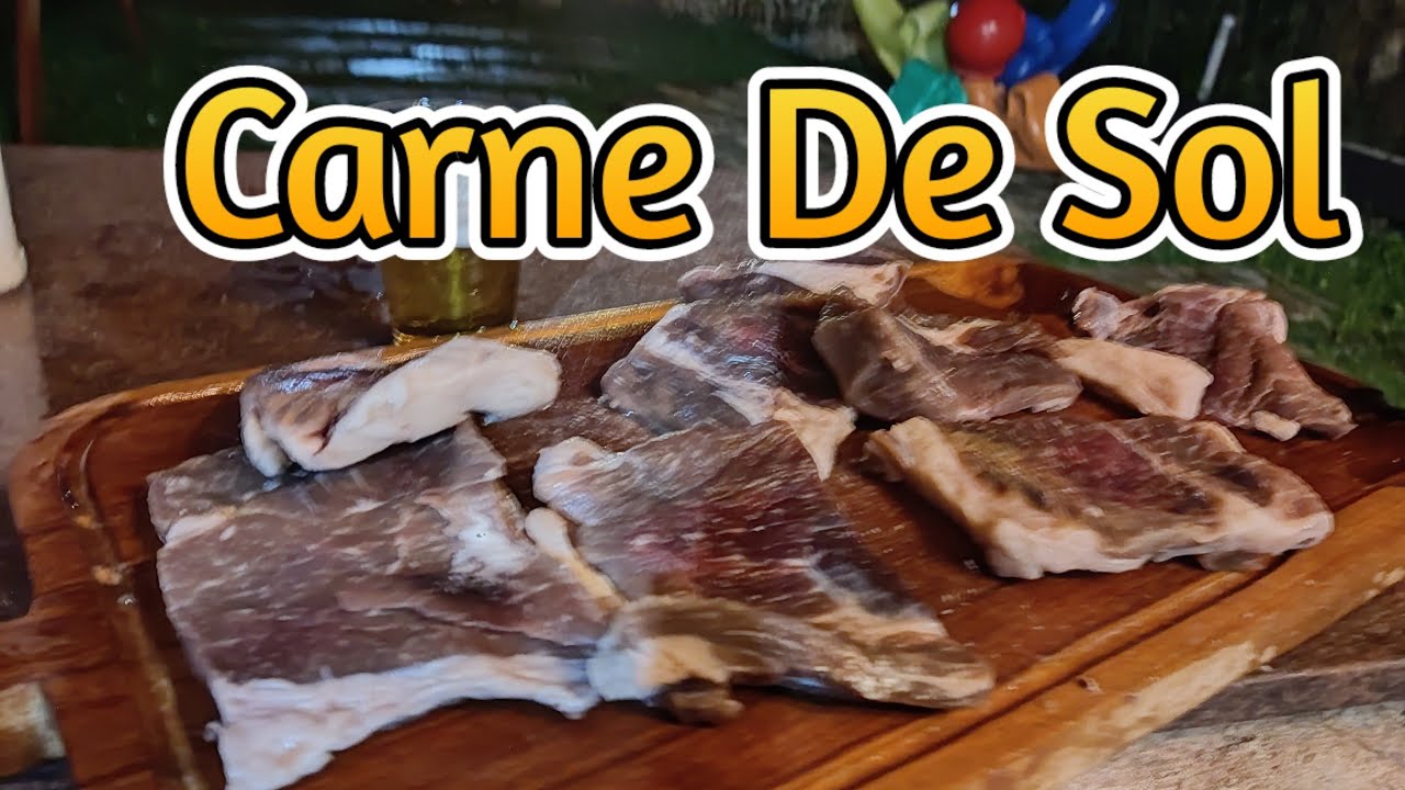 Churrasco de carne de sol / Feito da Ponta de Peito pensa numa carne salgada