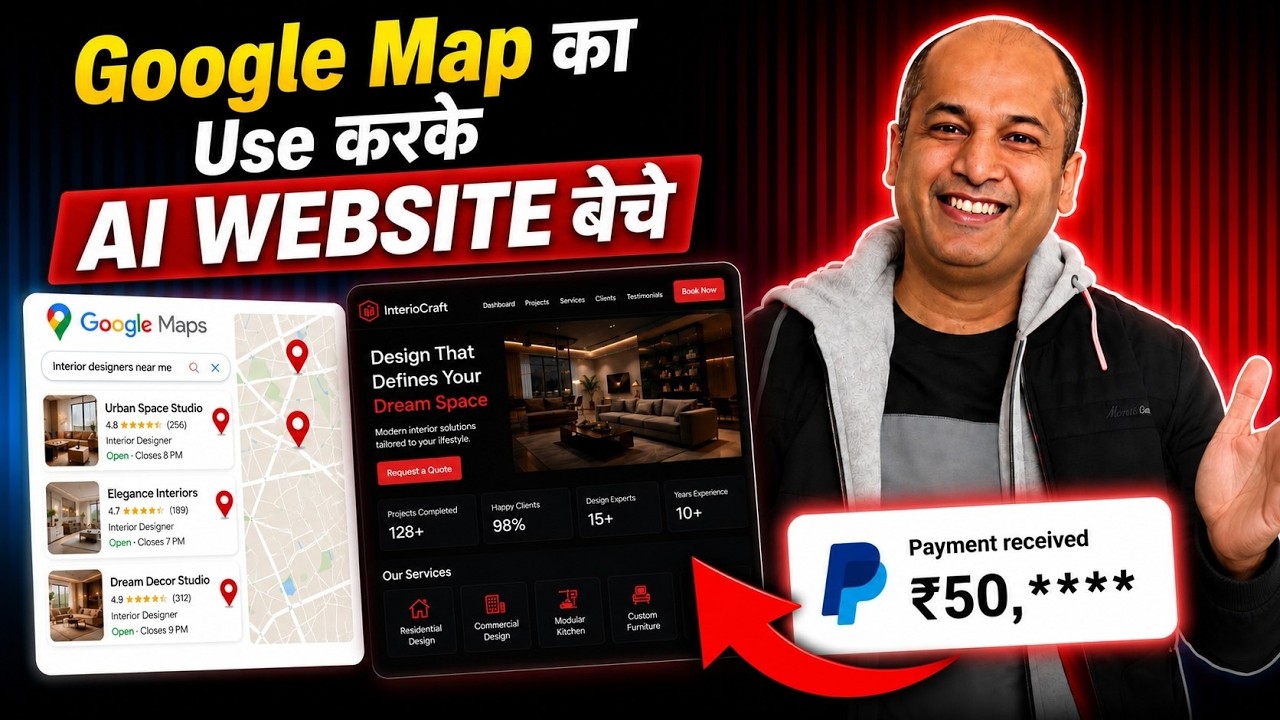 Selling AI Websites to Local Businesses using Google Maps | Build AI Websites with ChatGPT AI .