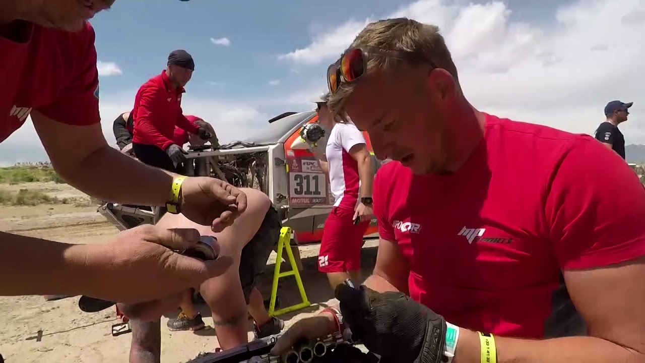 Martin Prokop DAKAR 2018 - Stage 10 mechanics in action !!