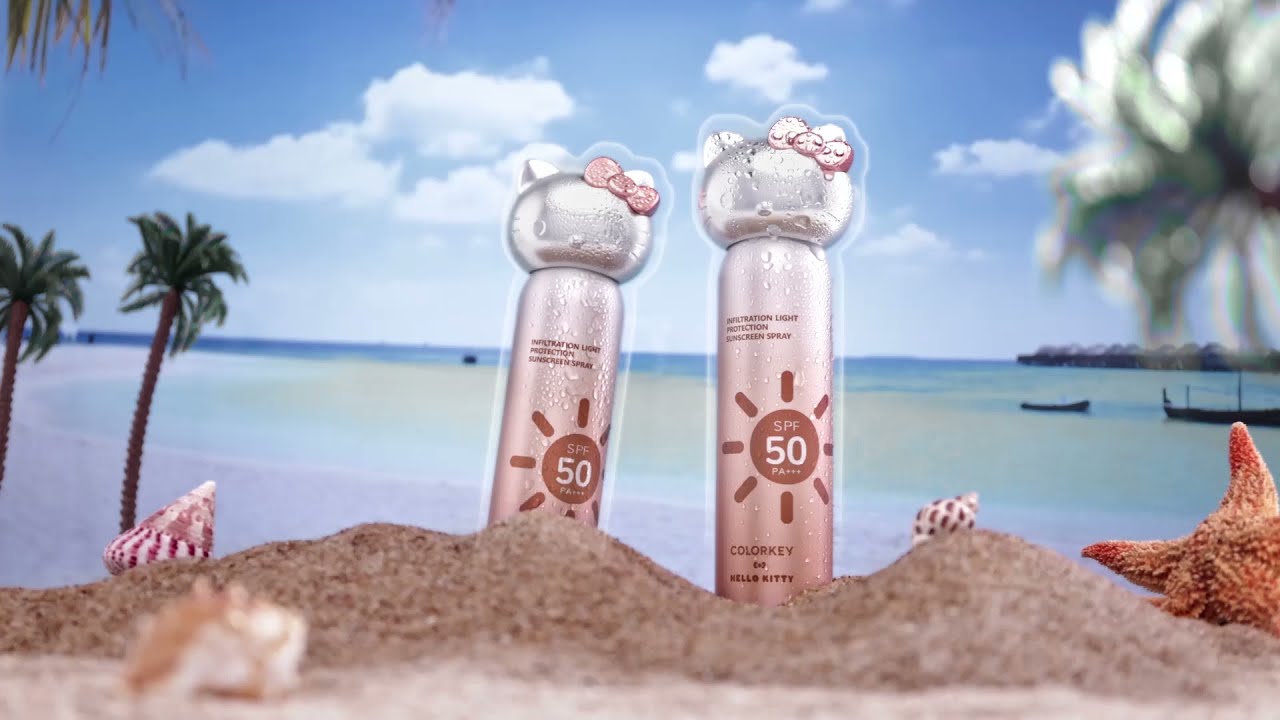 colorkey | colorkey🎀Hello Kitty Infiltration Light  Protection Sunscreen Spray