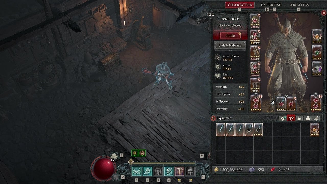 Diablo 4 - Duriel kept dropping me Uber Unique Doombringer, 6 Doombringer in my inventory
