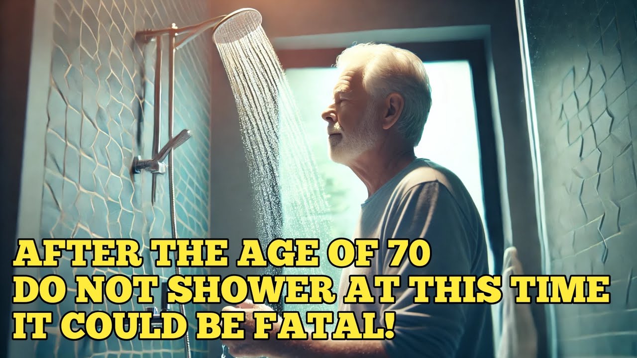 THE MOST DANGEROUS TIME FOR ELDERLY INDIVIDUALS AGED 70 AND ABOVE WHEN TAKING A SHOWER.