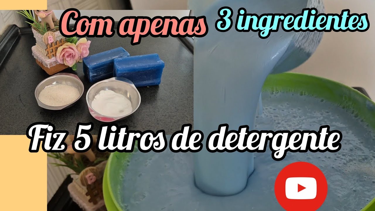 Como fazer detergente usando sabão em barra? Limpa e brilhante os alumínio.
