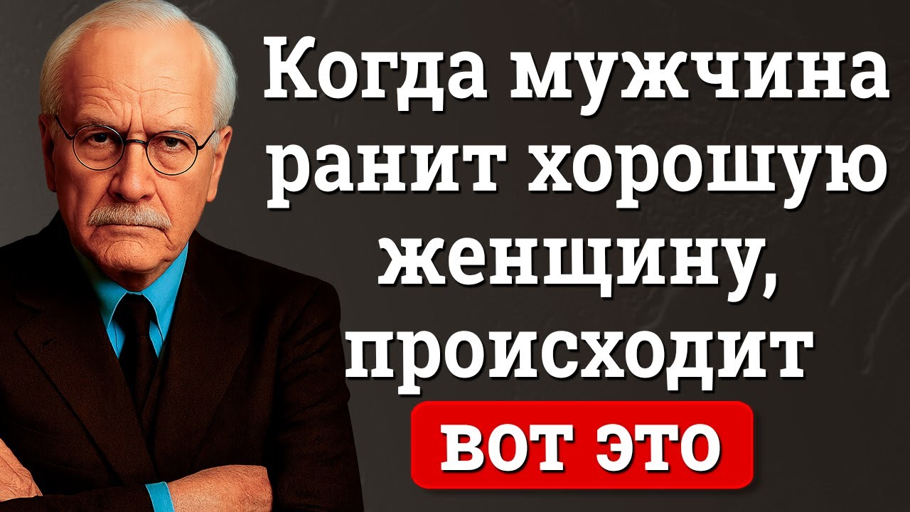 Когда мужчина ранит хорошую женщину, вот что происходит | Карл Юнг