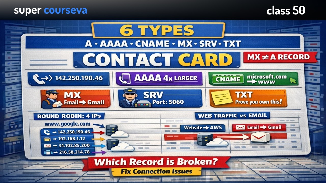 Типы DNS-записей: A, AAAA, CNAME, MX, SRV, TXT | Типы ресурсных записей