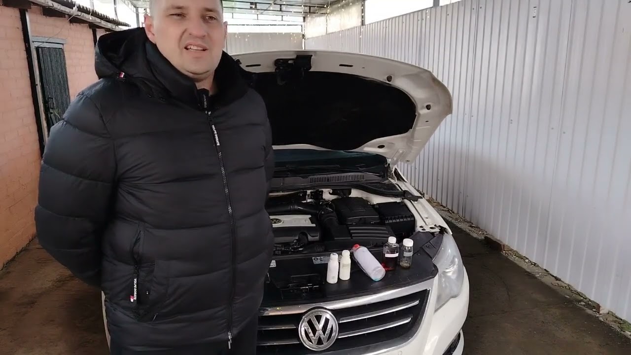Устранил дикий масложор на VW Passat CC 1.8 CDAB с помощью спец химии Алгоритма TSI